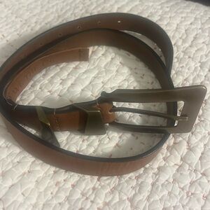 We the free brown leather belt